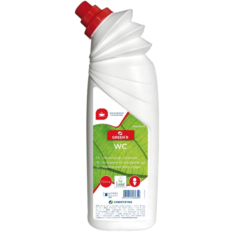 Green'R WC - Reinigungs- und Entkalkungsgel - 750 ml